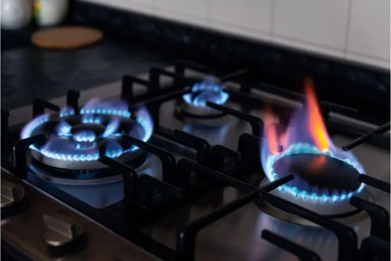 Cooking range burner repair